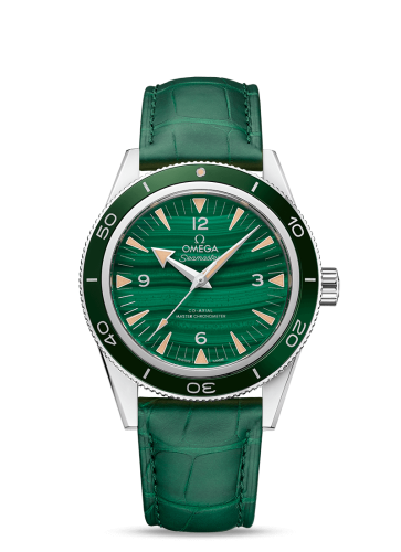 Omega Seamaster 300 Co-Axial Master Chronometer Platinum / Malachite